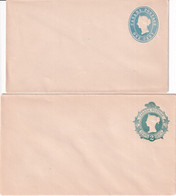 CANADA - VICTORIA - ENTIER POSTAL - 2 ENVELOPPES NEUVES L - 1860-1899 Regno Di Victoria