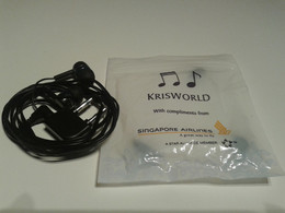 Alt1149 Singapore Airlines Star Alliance Krisworld Cuffie Auricolari Headphones écouteurs - Cadeaux Promotionnels