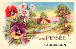 Aubusson * Une Pensée De La Commune * Souvenir - Aubusson