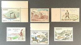 MCOT057-62MNH - Tax Stamps - Mail Delivery - Set Of 6 MNH Tax Stamps - Monaco - 1960 - Fiscaux