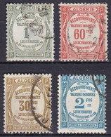 CF-AL-52– FR. COLONIES – ALGERIA – POSTAGE DUE – 1926 – USED LOT - CV 8,75 € - Segnatasse