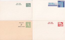 CANADA - ENTIER POSTAL - 4 CARTES NEUVES ! - 1953-.... Reign Of Elizabeth II