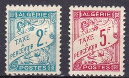 CF-AL-57– FR. COLONIES – ALGERIA – POSTAGE DUE – 1945/6 – SG # 250/1 (*) 5,75 € - Segnatasse