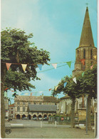 Tarn Et Garonne : SAINT  NICOLAS  D Ela  GRAVE : Place De  L  église  1976 - Saint Nicolas De La Grave