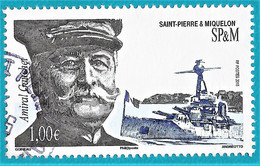 St.Pierre Et Miquelon  2015 Oblitéré  YT 1146  " AMIRAL GAUCHET"   Cachet  St.Pierre 2016 - Gebruikt