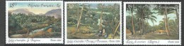 Polynésie YT 498 à 500 " Tahiti D'autrefois " 1996 Neuf** - Unused Stamps