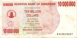 ZIMBABWE 10000000 DOLLARS CIRCULATED - Macao