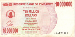 ZIMBABWE 10000000 DOLLARS CIRCULATED - Macau