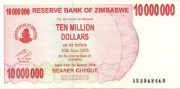 ZIMBABWE 10000000 DOLLARS CIRCULATED - Macao