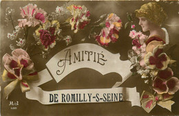 Romilly Sur Seine * Carte Photo * Souvenir De La Ville * Amitié ! - Romilly-sur-Seine