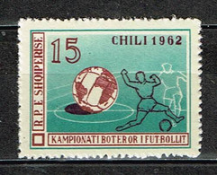 Albanien 1962 -  Fußball-WM 1962 In Chile Mi. 676  Postfrisch / MNH / Neuf - 1962 – Chili