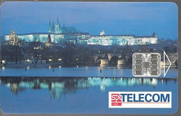 CARTES-1993-TCHECOSLOVAQUIE-PUCE SC7-PRAGUE-CHATEAU-TBE - Tschechoslowakei