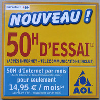 - Pochette CD ROM De Connexion Internet - AOL - Carrefour - - Kits De Connexion Internet