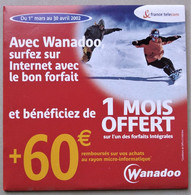 - Pochette CD ROM De Connexion Internet - WANADOO - - Internetanschluss-Sets