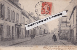 78 - TRAPPES - LA RUE NATIONALE - PUBLICITE CHOCOLAT MEUNIER - Trappes