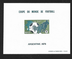 Monaco Bloc Spécial Gommé N°10a** Du Timbre N°1138, Coupe Du Monde Football 1978 En Argentine. Cote 500€ - 1978 – Argentina