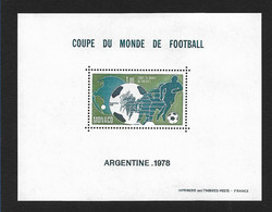 Monaco Bloc Spécial Gommé N°10** Du Timbre N°1138, Coupe Du Monde Football 1978 En Argentine. Cote 550€ - 1978 – Argentine