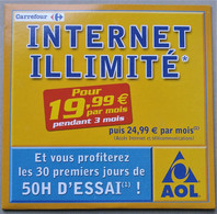 - Pochette CD ROM De Connexion Internet - AOL - Carrefour - - Kit De Conección A Internet