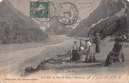 CHAMONIX - La Mer De Glace ( Animation )  Cachet Convoyeur " LE FAYET A CHAMONIX " - Chamonix-Mont-Blanc