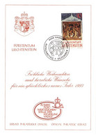 LIECHTENSTEIN - COLLECTION 18 XMAS-CARD 1970-1995 /QC38 - Sammlungen