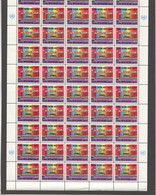 1967  Exposition Internationale De Montréal  8¢  Feuille Complète Scott 172, Michel  182  ** - Unused Stamps