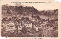 La Roche Sur Foron           74            Vue Générale  Le Môle Et Le Buet         N° 13     (voir Scan) - La Roche-sur-Foron