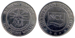 01633 GETTONE TOKEN JETON FICHA NORGE CASINO NCL NORWEGIAN CRUISE GEMING TOKEN BREAKWAY - Casino