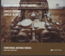 POLAND 2021 Booklet / Territorial Defense Forces, Soldier, Military, Militaria, Polish Armed Forces / With Stamp MNH**FV - Markenheftchen