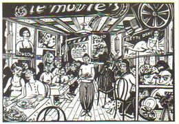 Carte Postale "Cart'Com" - Série Restaurant, Bar, Café - Le Movie's - Le Restaurant Du Cinéma - Restaurants