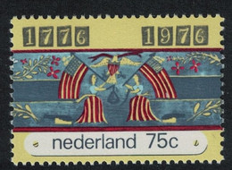 Netherlands, 1976, USA Bicentennial, Independence, MNH, Michel 1076 - Sin Clasificación