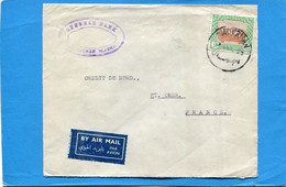 MARCOPHILIE-lettre-SOUDAN-  OTTOMAN Bank   - Cad 1953-OMDURMAN> FRANCE--stamp - South Sudan