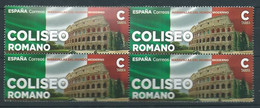 ESPAGNE SPANIEN SPAIN ESPAÑA 2021 WONDERS MODERN WORLD: ROMAN COLOSSEUM BKT 4V MNH ED 5453 MI 5497 YT 5207 SC 4488 SG 54 - Ungebraucht