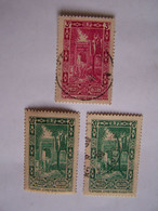 FRANCE ALGERIE FRANCAISE 1936 3 X  TLEMCEN-CIMETIERE MUSULMAN 2 OBLITERES , 1 NEUF - Sonstige & Ohne Zuordnung