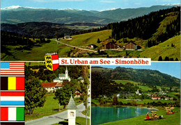 7437 - Kärnten - Feldkirchen , St. Urban Am Urbansee , Simonhöhe , Mehrbildkarte - Nicht Gelaufen - Feldkirchen In Kärnten
