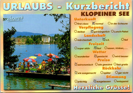 7443 - Kärnten - Klopeiner See , Urlaubs Kurzbericht - Gelaufen 2004 - Klopeinersee-Orte