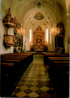 7485 - Kärnten - Maria Luggau , Servitenkloster , Wallfahrtskirche Innenansicht - Gelaufen 1991 - Lesachtal