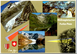 7525 - Schweiz - Belvedere Furka Pass Mit Rhonegletscher Und Galenstock - Nicht Gelaufen - Lens