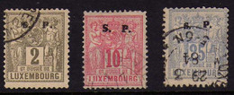 Luxembourg (1882) -  Service - Groupe Allegorique -  Obliteres - Dienst