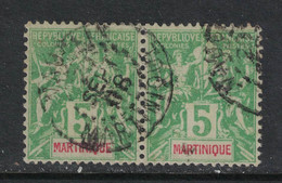 Martinique - Yvert 44 Oblitéré VAUCLIN - Scott#37 - Gebraucht