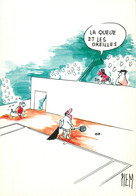 CPSM ILLUSTRATEUR PIEM  /  HUMOUR  /   TENNIS - Piem