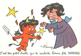 CPSM   ILLUSTRATEUR MEUNIER  " Diable" - Meunier, G.