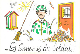 CPSM  ILLUSTRATEUR  OZIOULS "Les Ennemis Du Soldat" - Oziouls