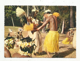 JC , G , Cp,  Polynésie Française , TAHITI , Couple Dansant L'OTEA, Vierge - Polynésie Française