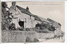 Cpa Gometz Le Chatel Ferme Du Chateau Gaillard - Other Municipalities