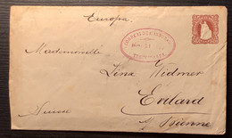 Honduras 10c Postal Stationery TEGUCIGALPA 1895 >Lina Widmer Evilard, Suisse (Biel, Bienne Bern BE) / Cover - Honduras