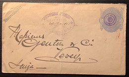 Honduras 5c Postal Stationery SAN PEDRO SULA 1891>Vevey Suisse/Schweiz (Vaud) / Cover Brief - Honduras