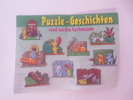 KINDER SURPRISE 1998 Deutch :     BPZ N° 636894 - Notices