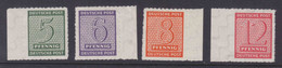 SBZ MiNr. 116-119CX ** Gepr. - Postmeistertrennung Roßwein - Mint