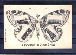 88. Uriménil. Vues Dans Les Ailes D'une Femme Papillon - Urimenil