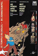 Tintin. Le Temple Du Soleil. Au Pérou Avec Tintin. Cartonnée, Sous Format Carte Postale - Publicité Cinématographique